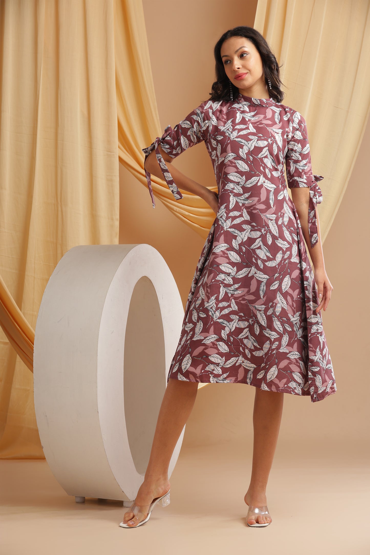 Floral Printed Aline Kurti (YM0032)