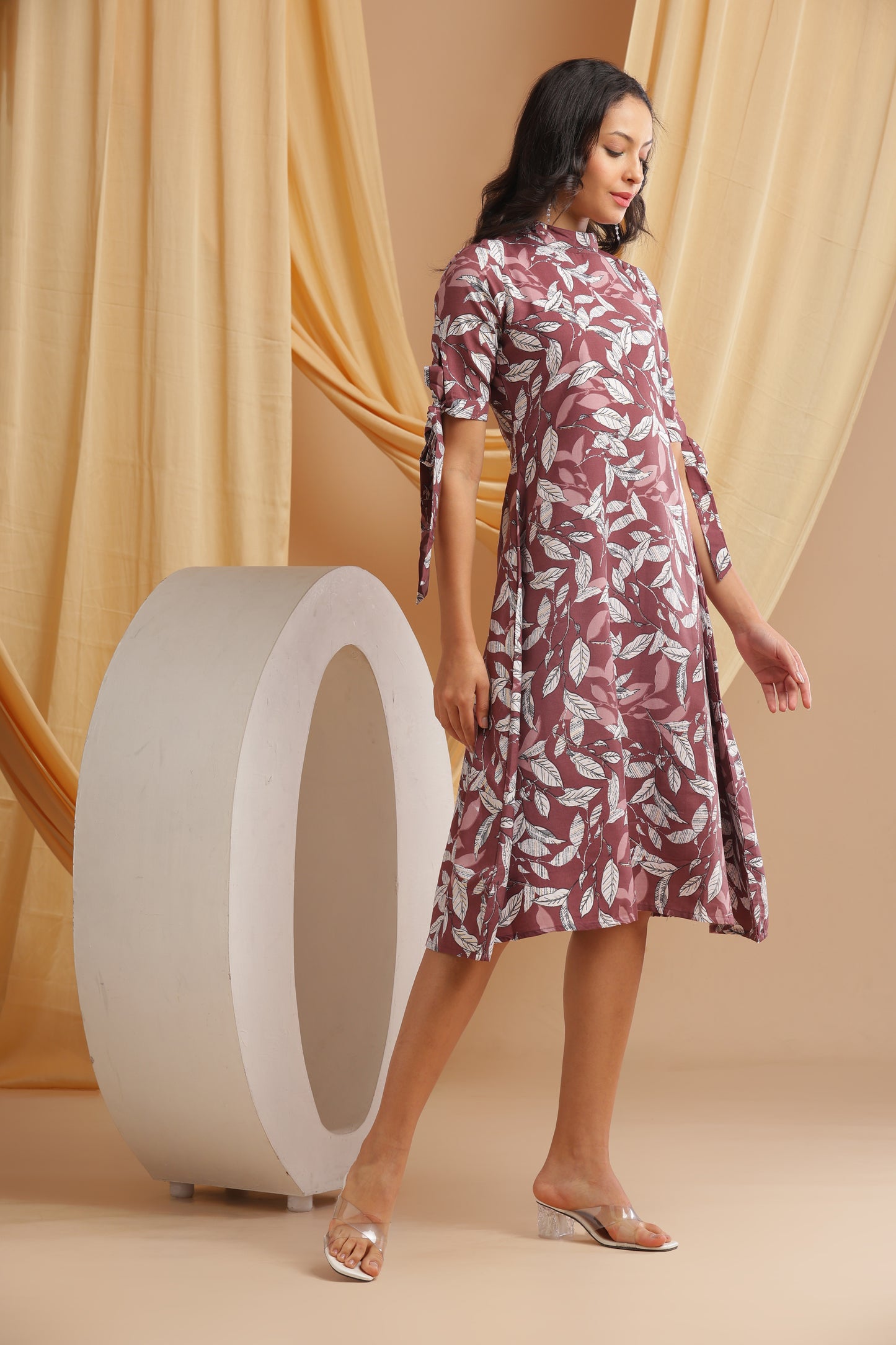 Floral Printed Aline Kurti (YM0032)