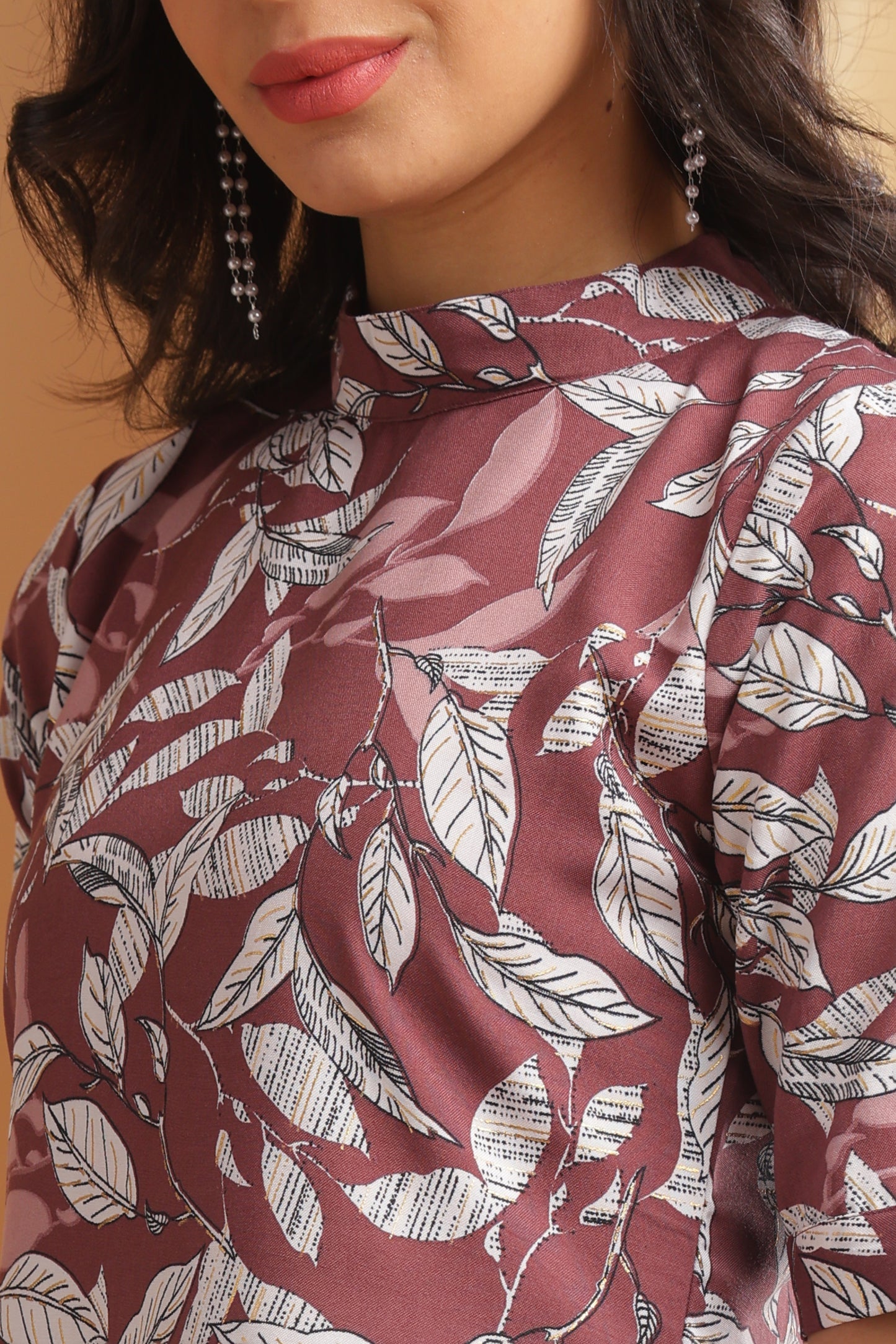 Floral Printed Aline Kurti (YM0032)