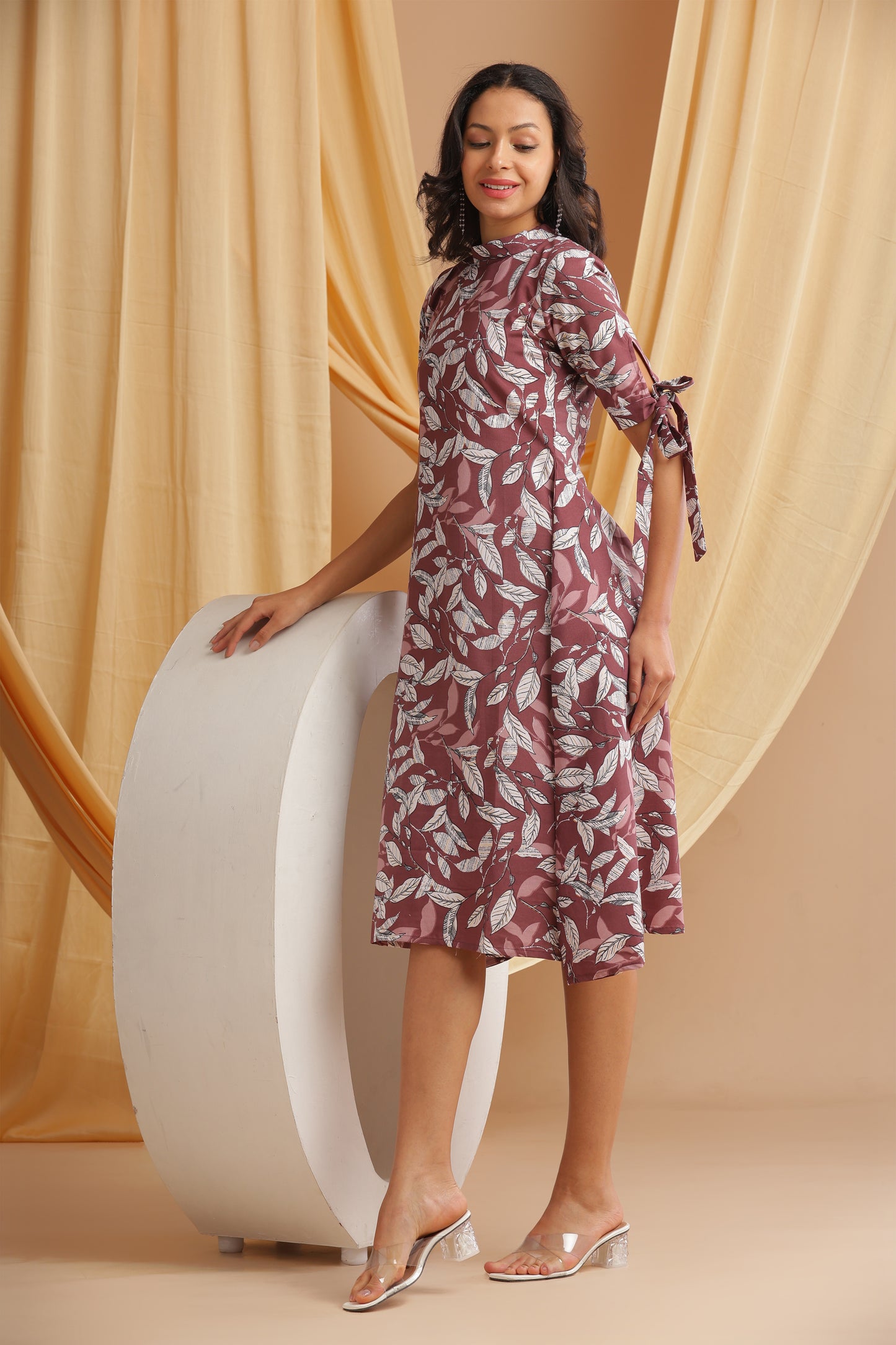 Floral Printed Aline Kurti (YM0032)