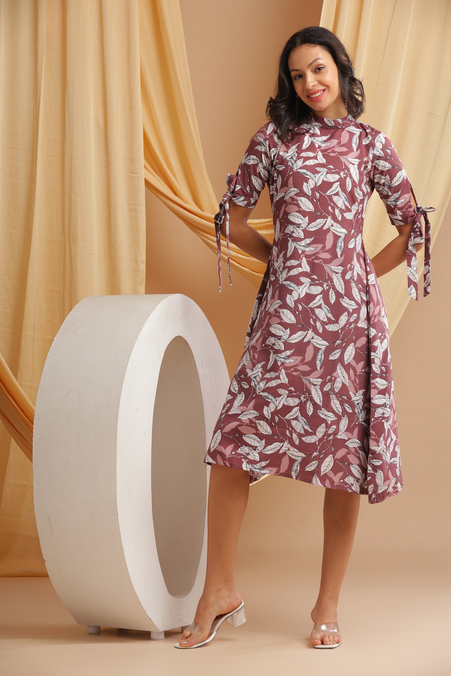 Floral Printed Aline Kurti (YM0032)