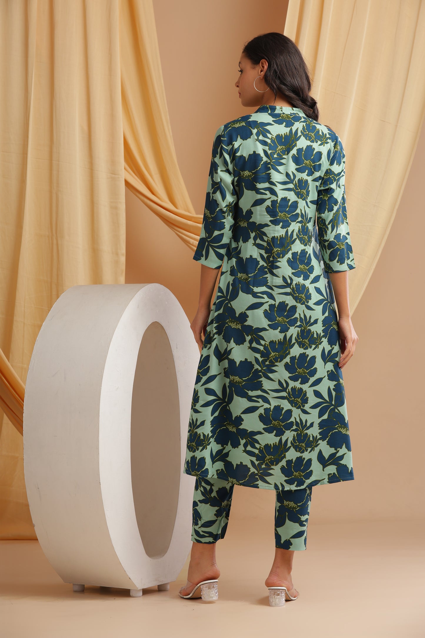 Mint Floral Coord-Set (YM0038)