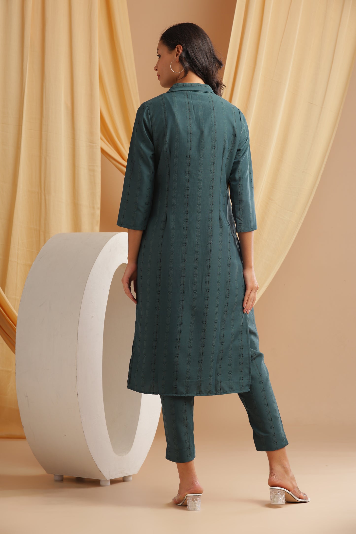 Teal Blue Co-Ord Set (YM0026)