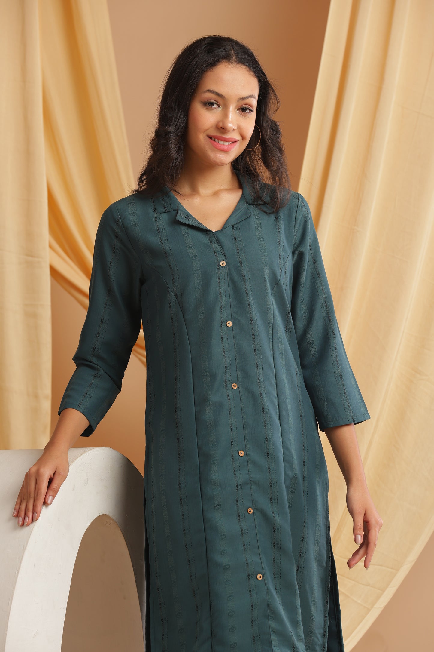 Teal Blue Co-Ord Set (YM0026)