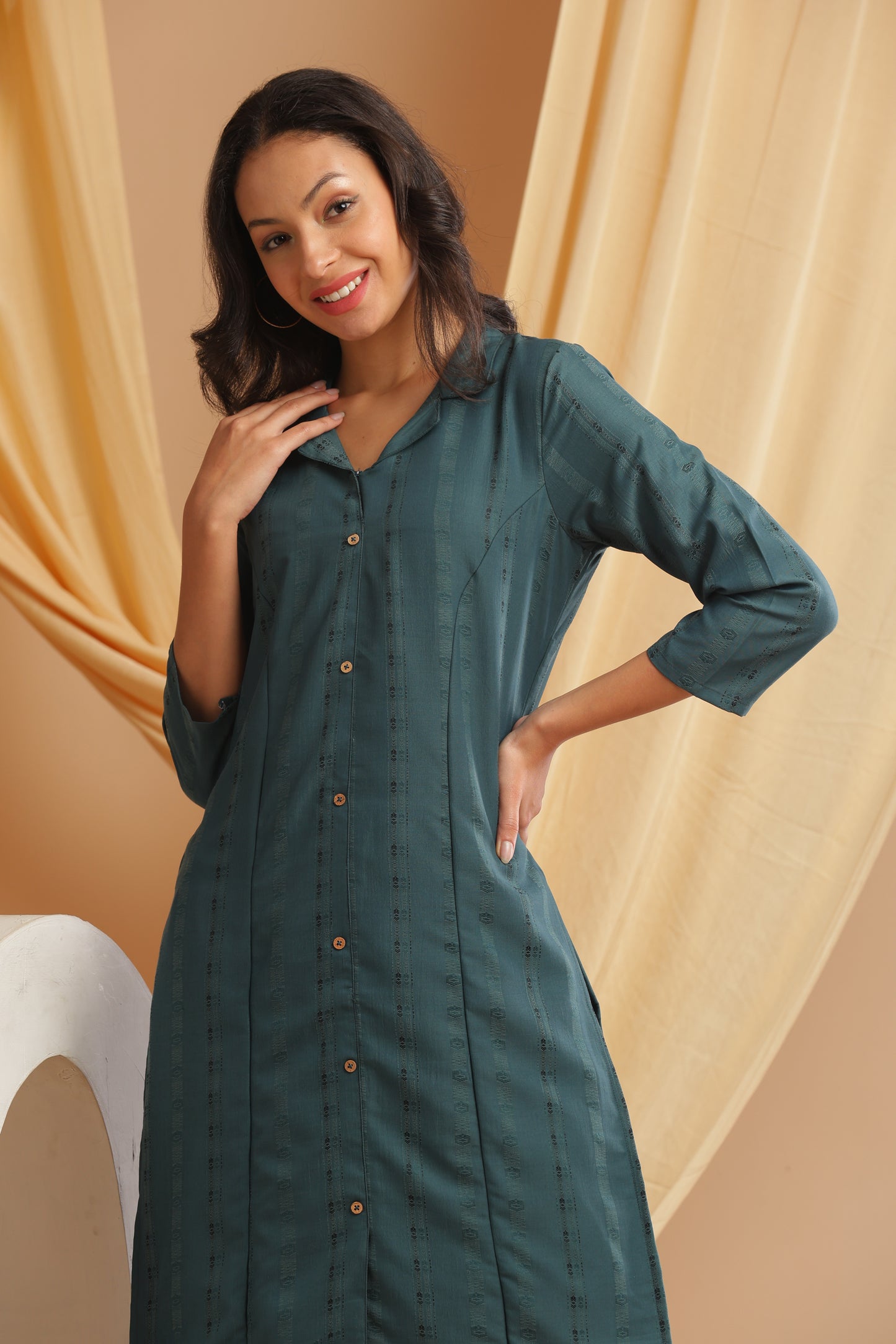 Teal Blue Co-Ord Set (YM0026)