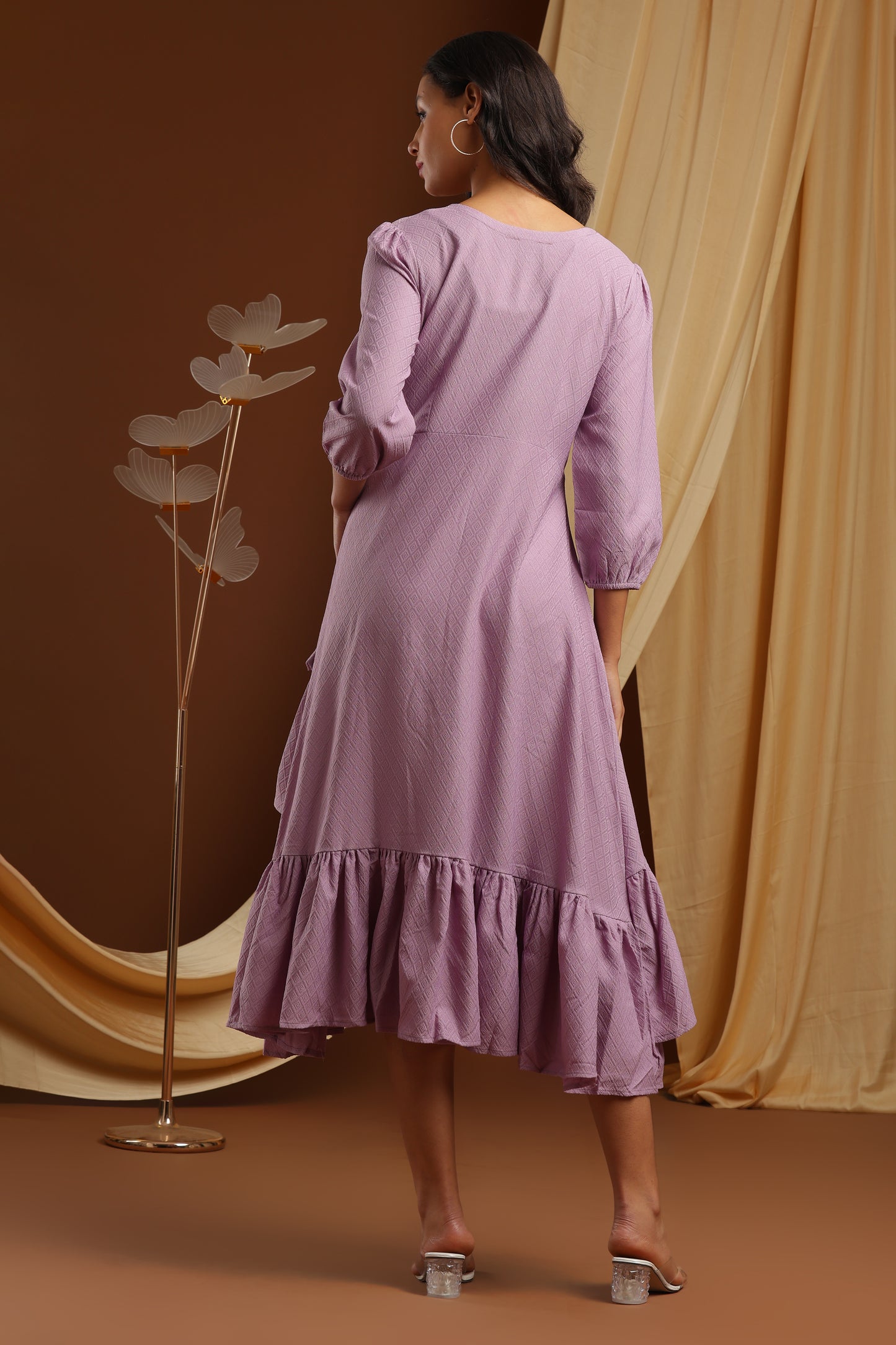 Lavender Layered Dress (YM0039)