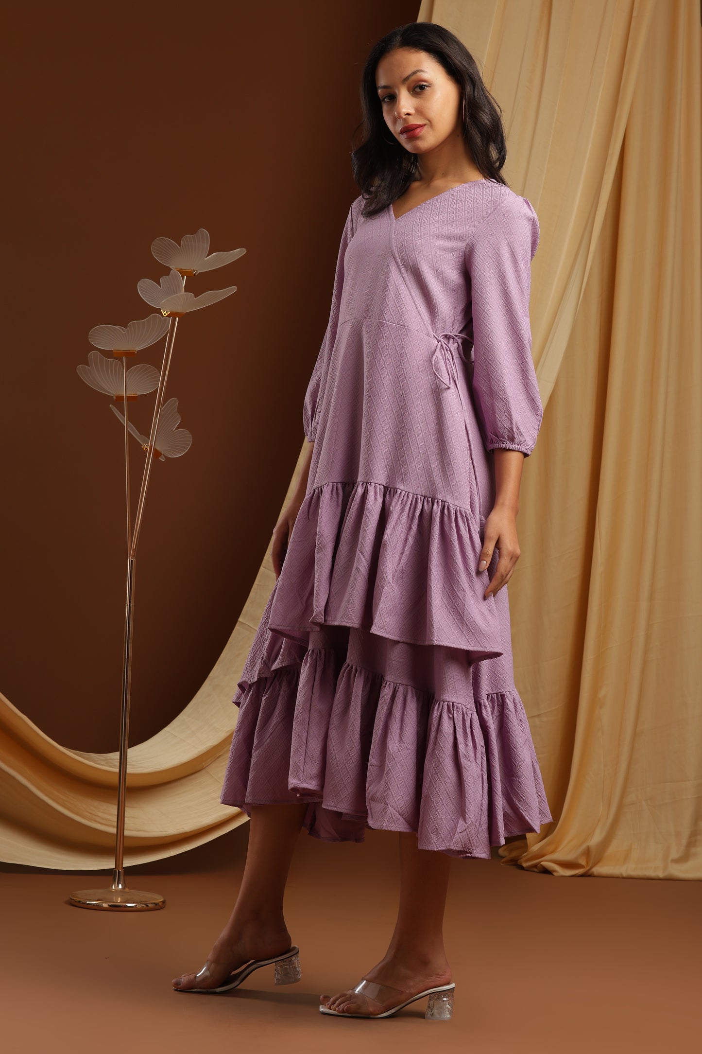 Lavender Layered Dress (YM0039)