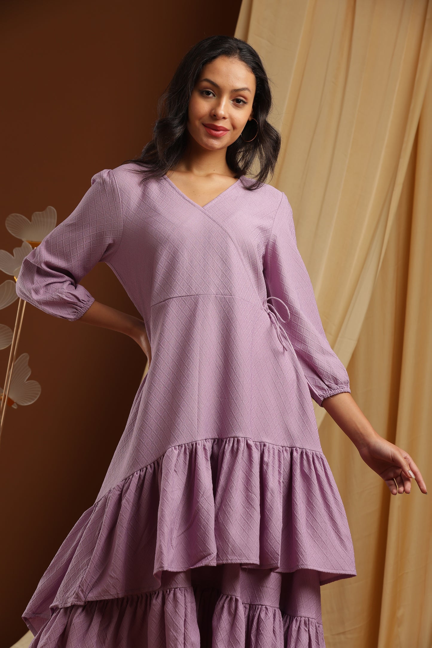 Lavender Layered Dress (YM0039)