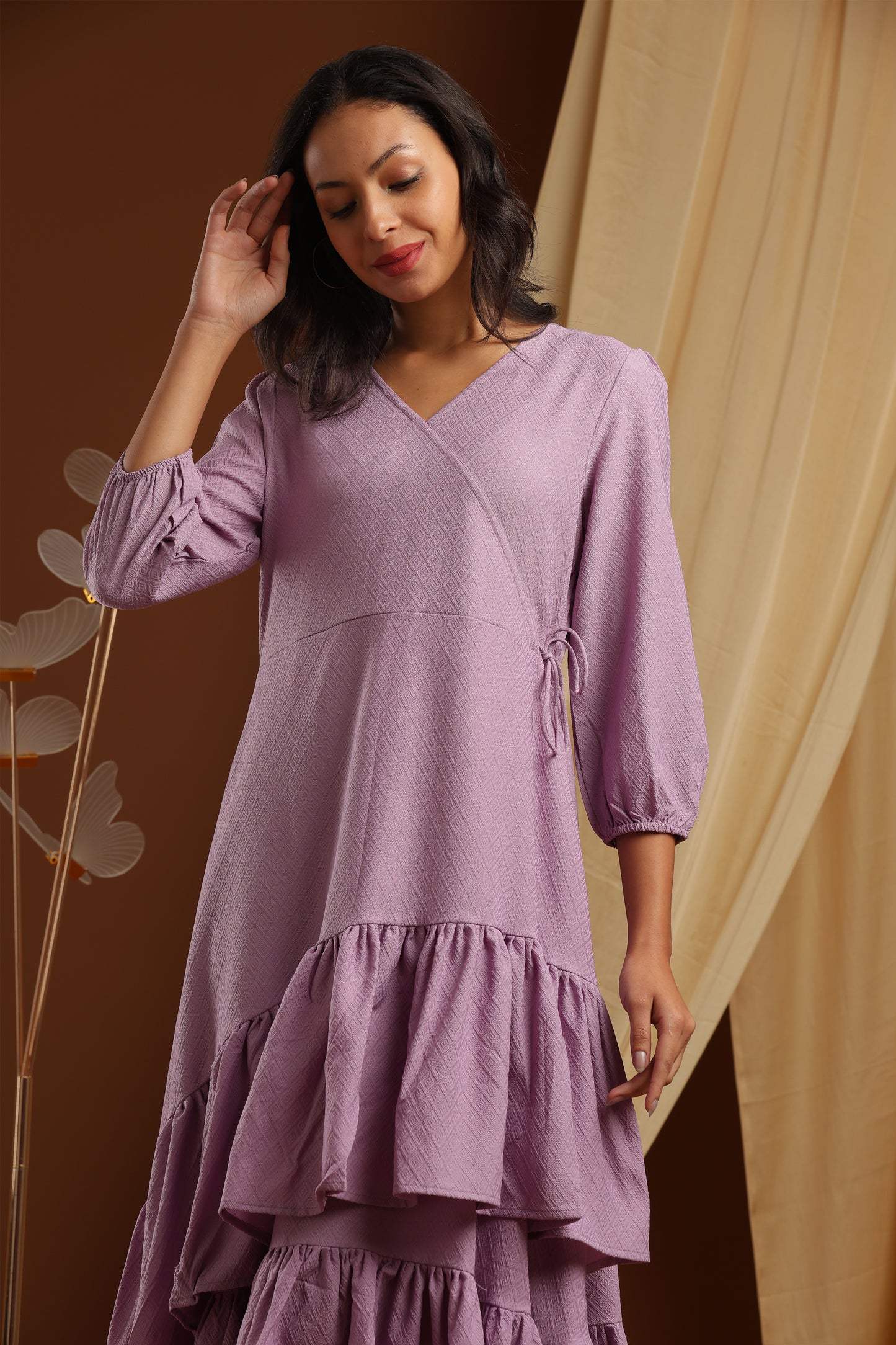 Lavender Layered Dress (YM0039)