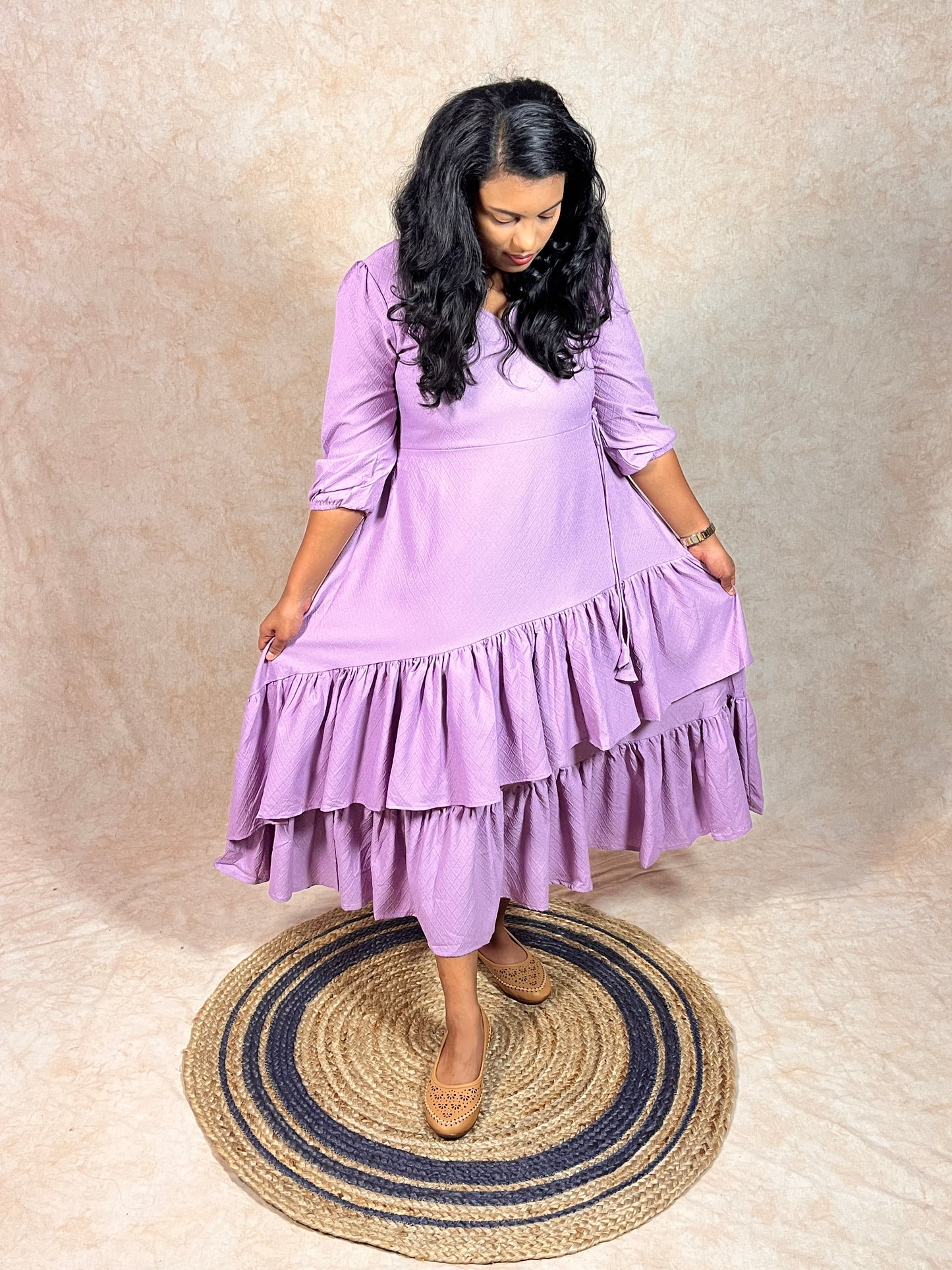 Lavender Layered Dress (YM0039)