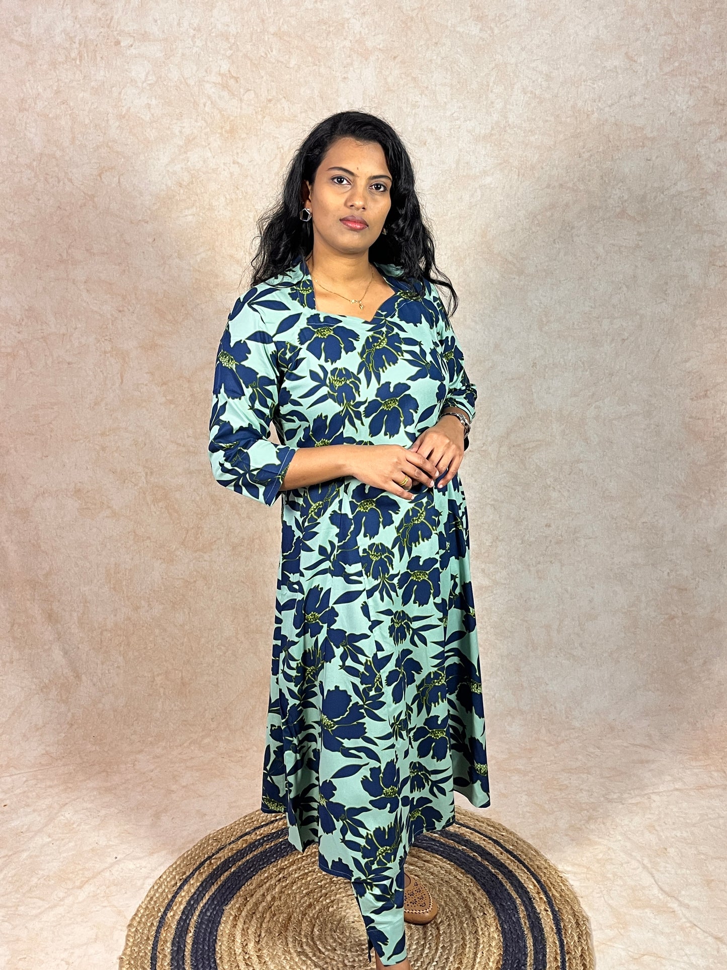 Mint Floral Coord-Set (YM0038)