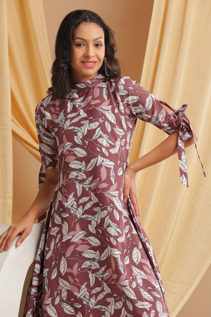 Floral Printed Aline Kurti (YM0032)
